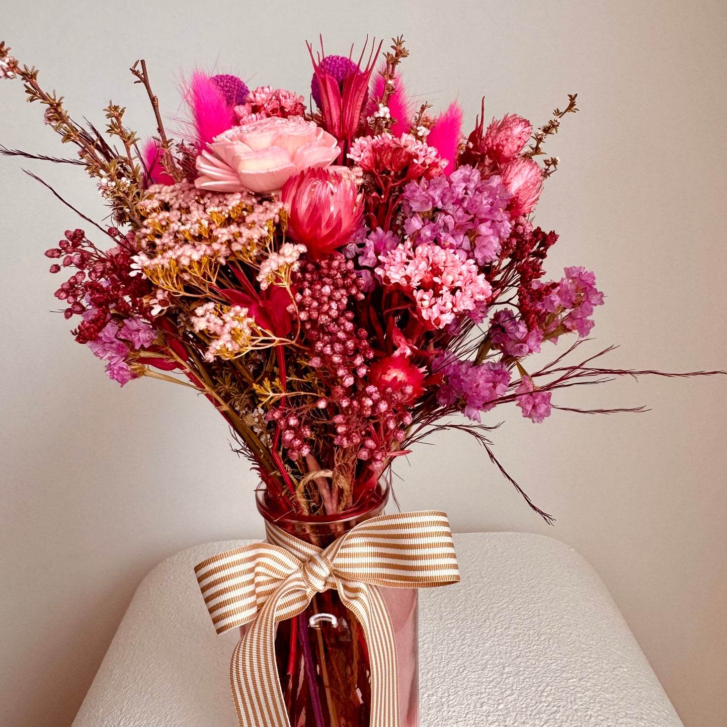 The 'Pink Popsicle' flower posy