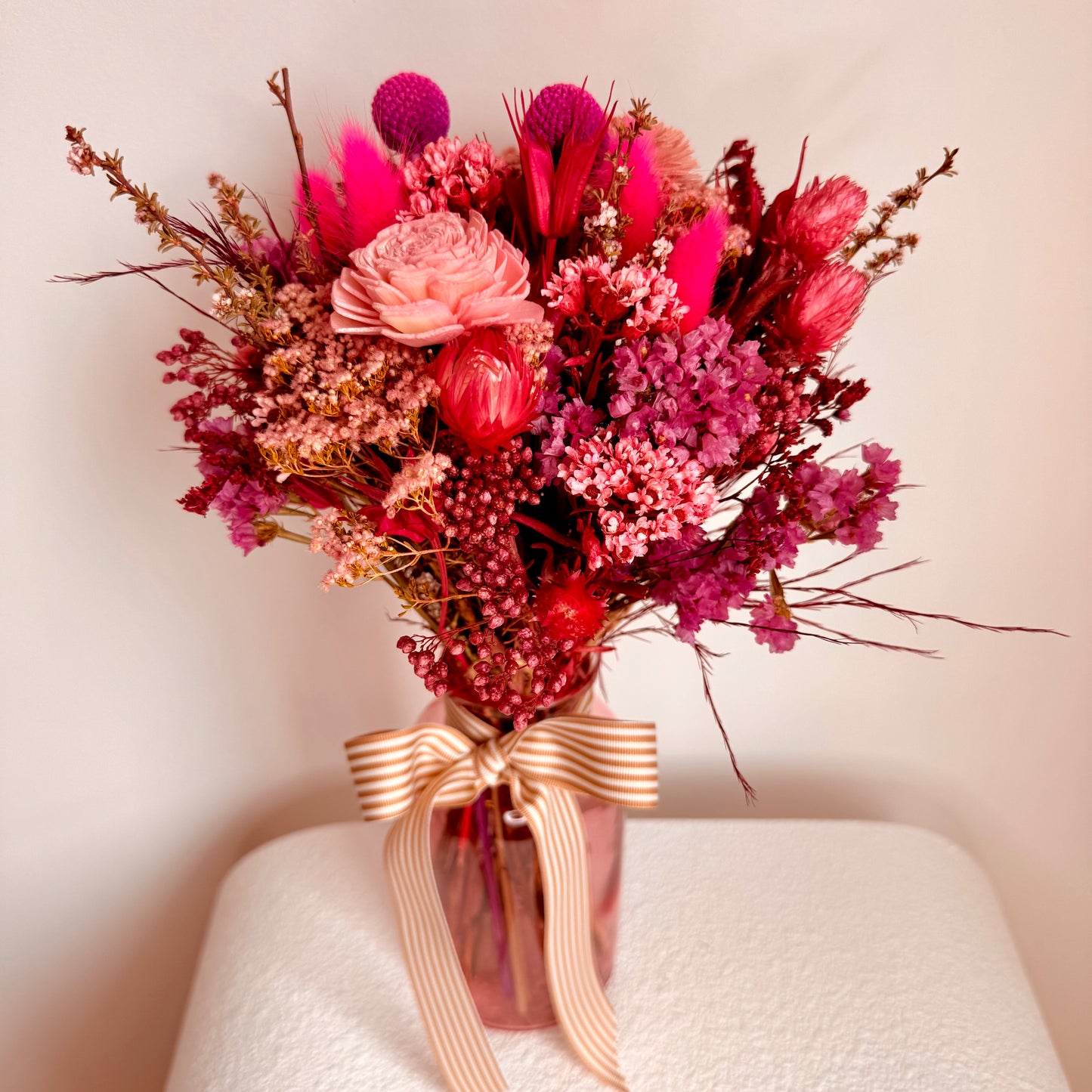 The 'Pink Popsicle' flower posy