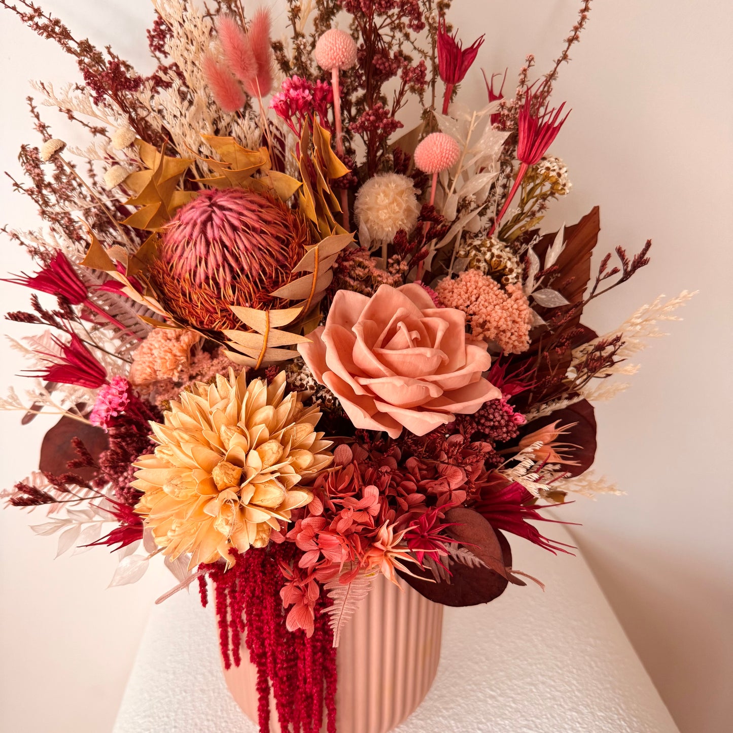 The 'Blush' flower arrangement