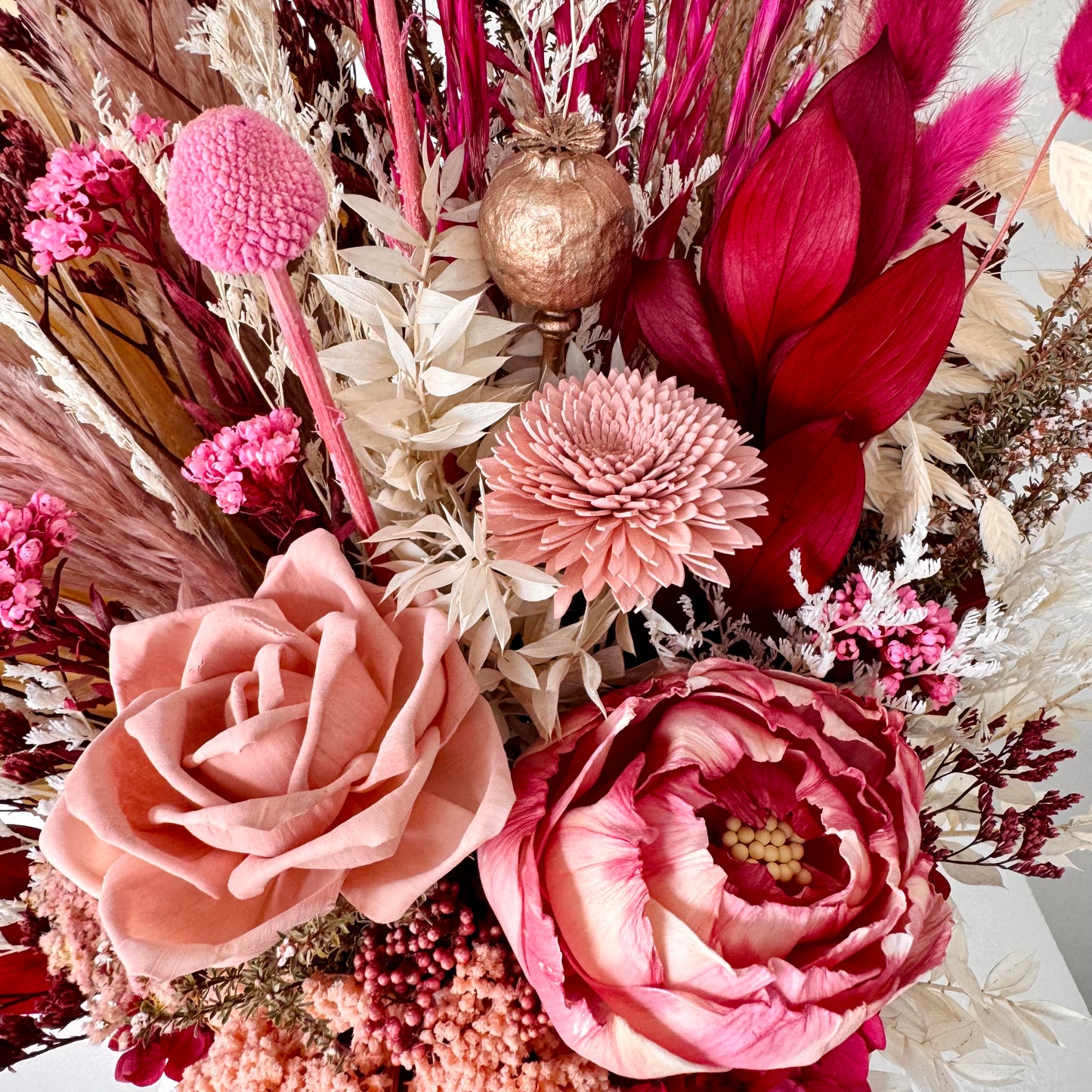 The 'Pink Peony' flower arrangement