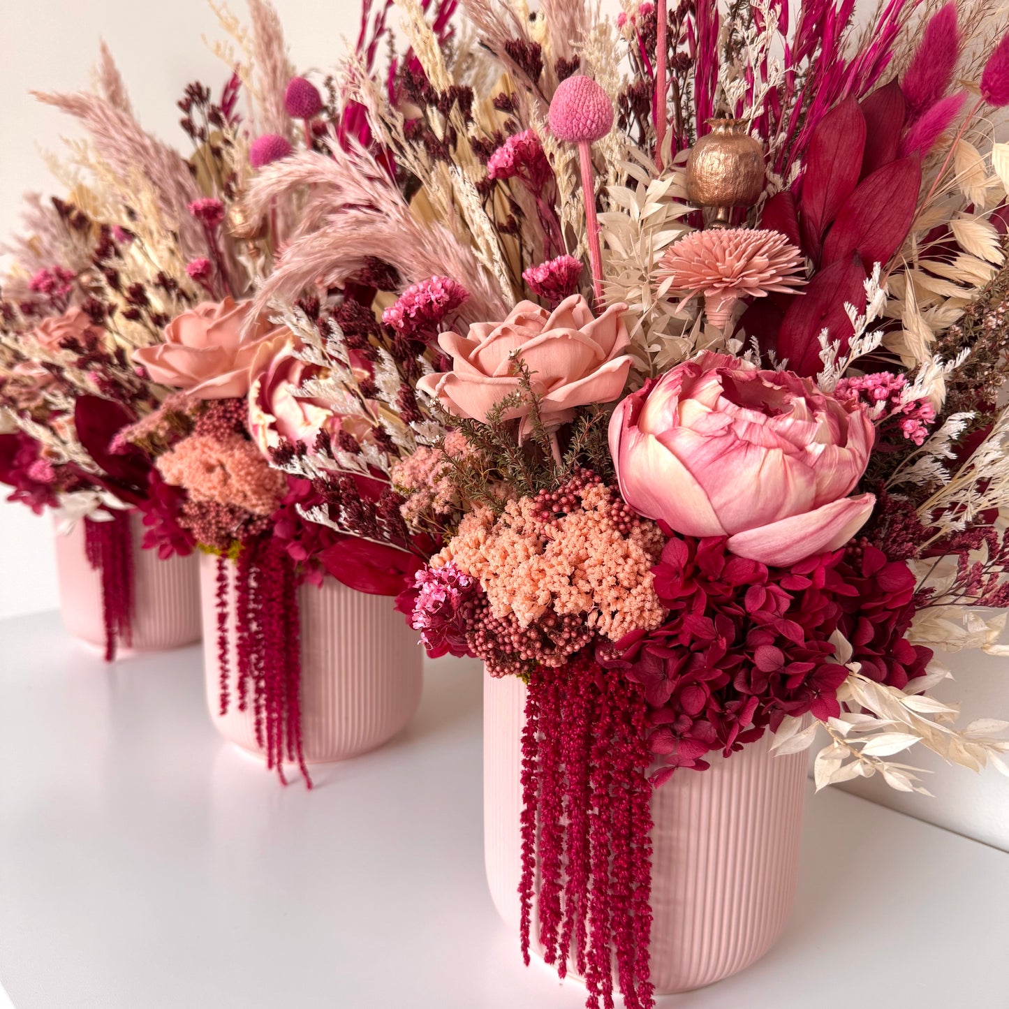 The 'Pink Peony' flower arrangement