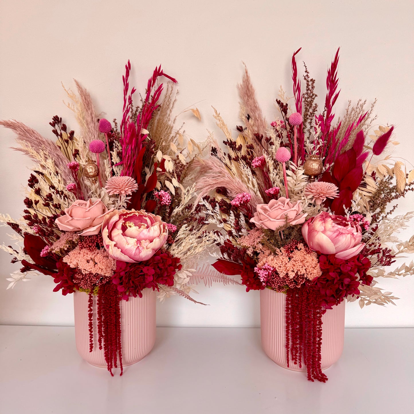 The 'Pink Peony' flower arrangement