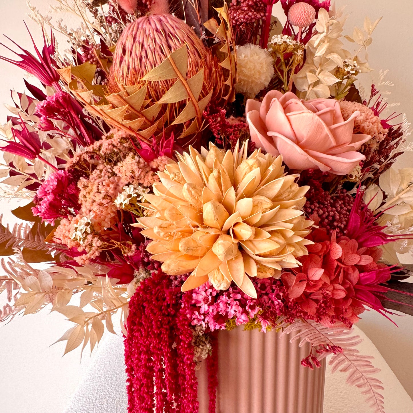 The 'Blush' flower arrangement