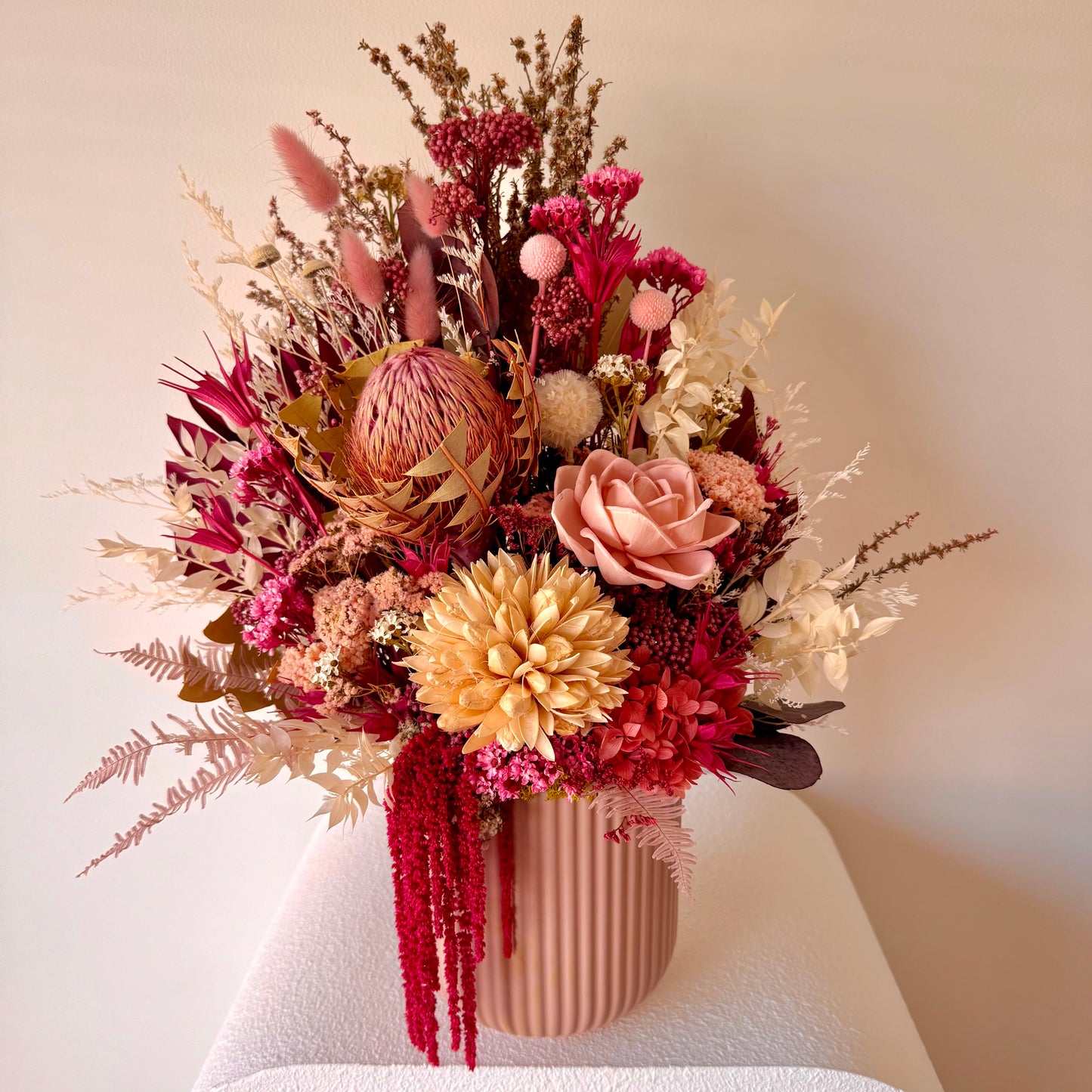 The 'Blush' flower arrangement