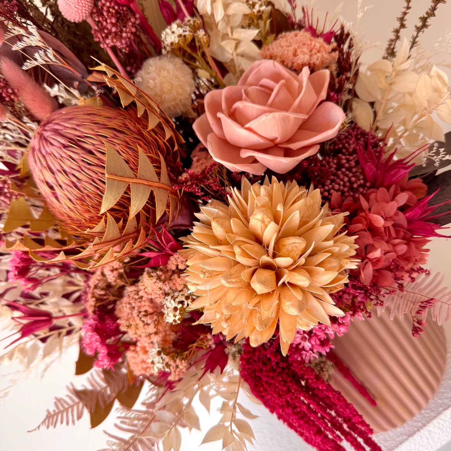 The 'Blush' flower arrangement