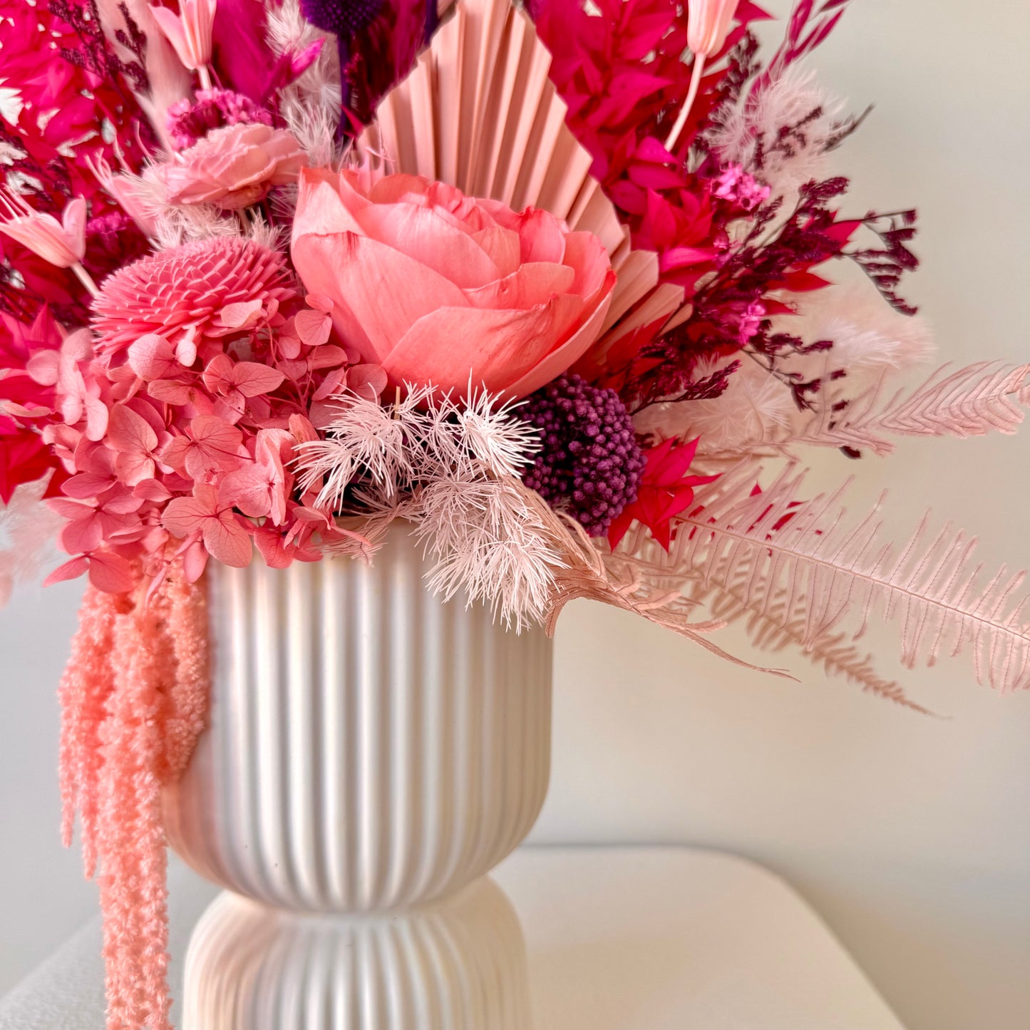 The ' Think Pink' flower arrangement