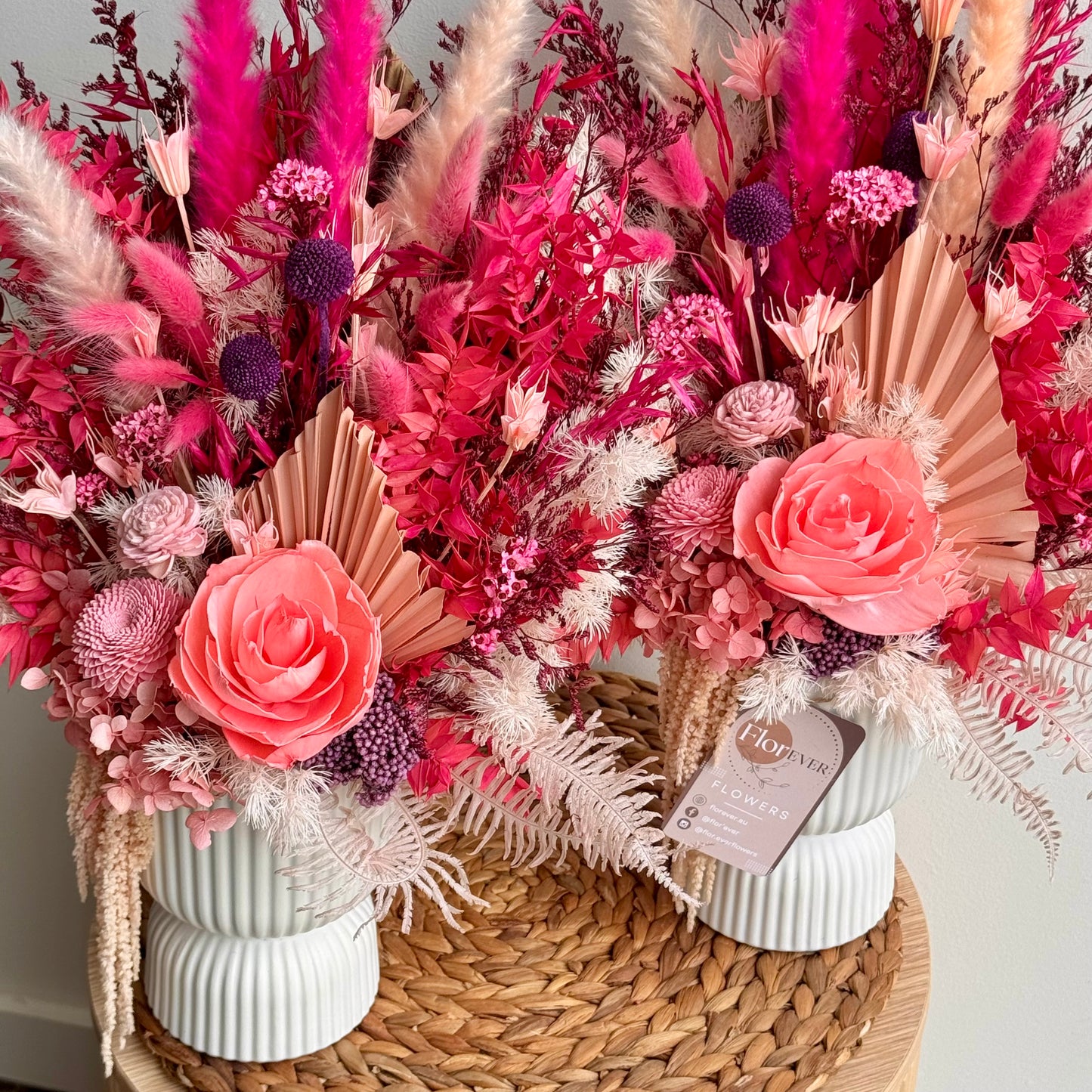 'Think Pink' flower arrangement