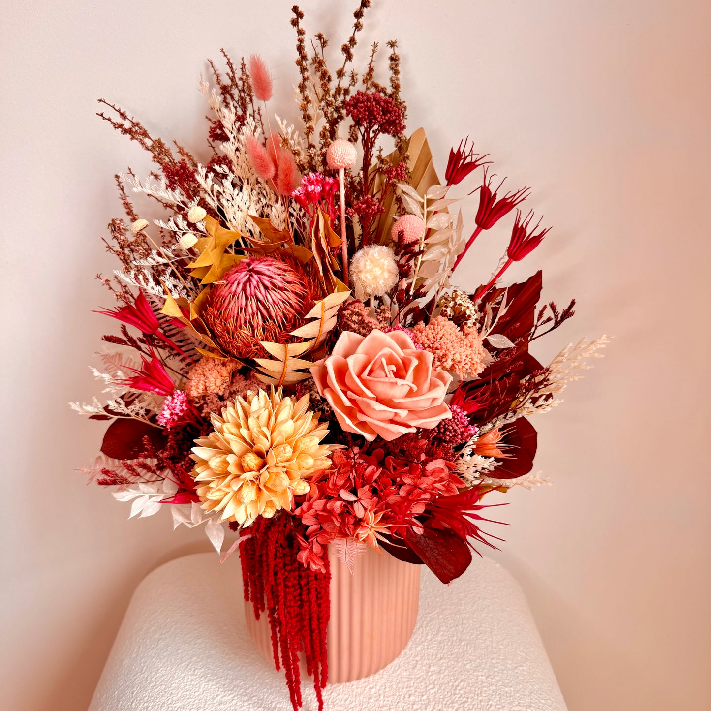The 'Blush' flower arrangement