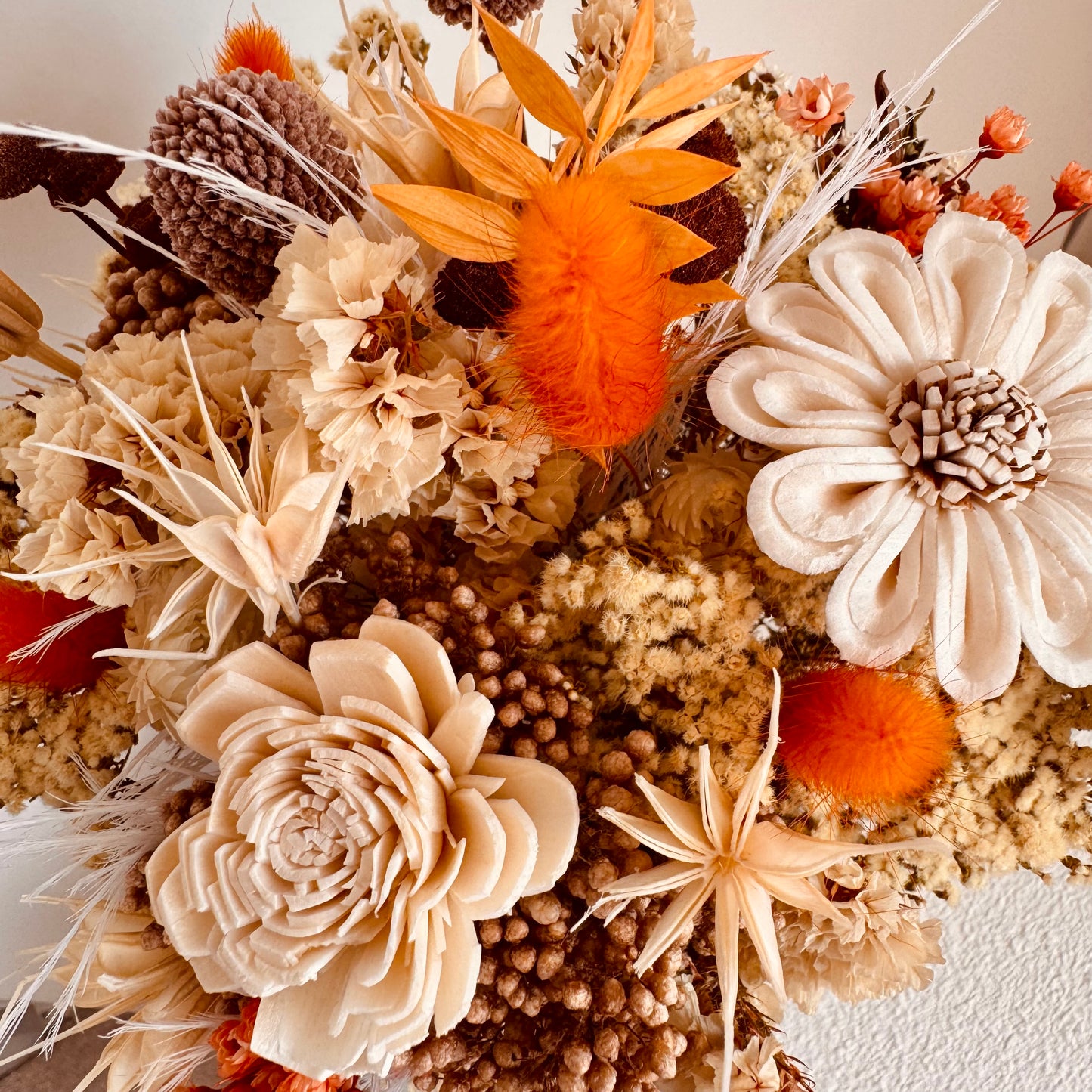 The 'Orange Popsicle" flower posy