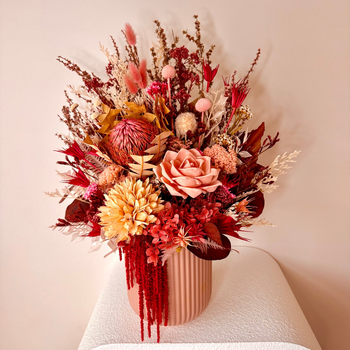 The 'Blush' flower arrangement