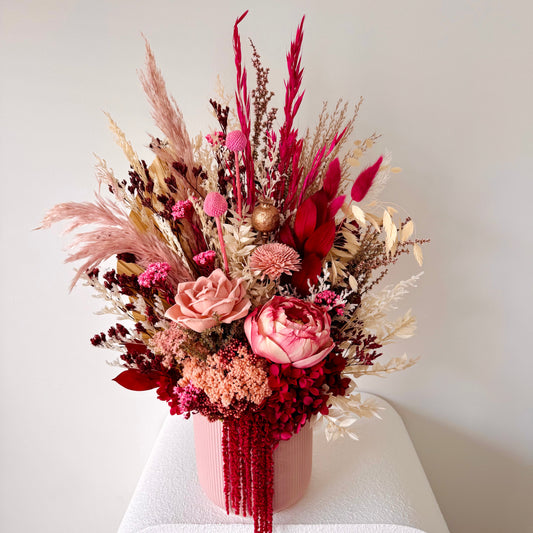The 'Pink Peony' flower arrangement