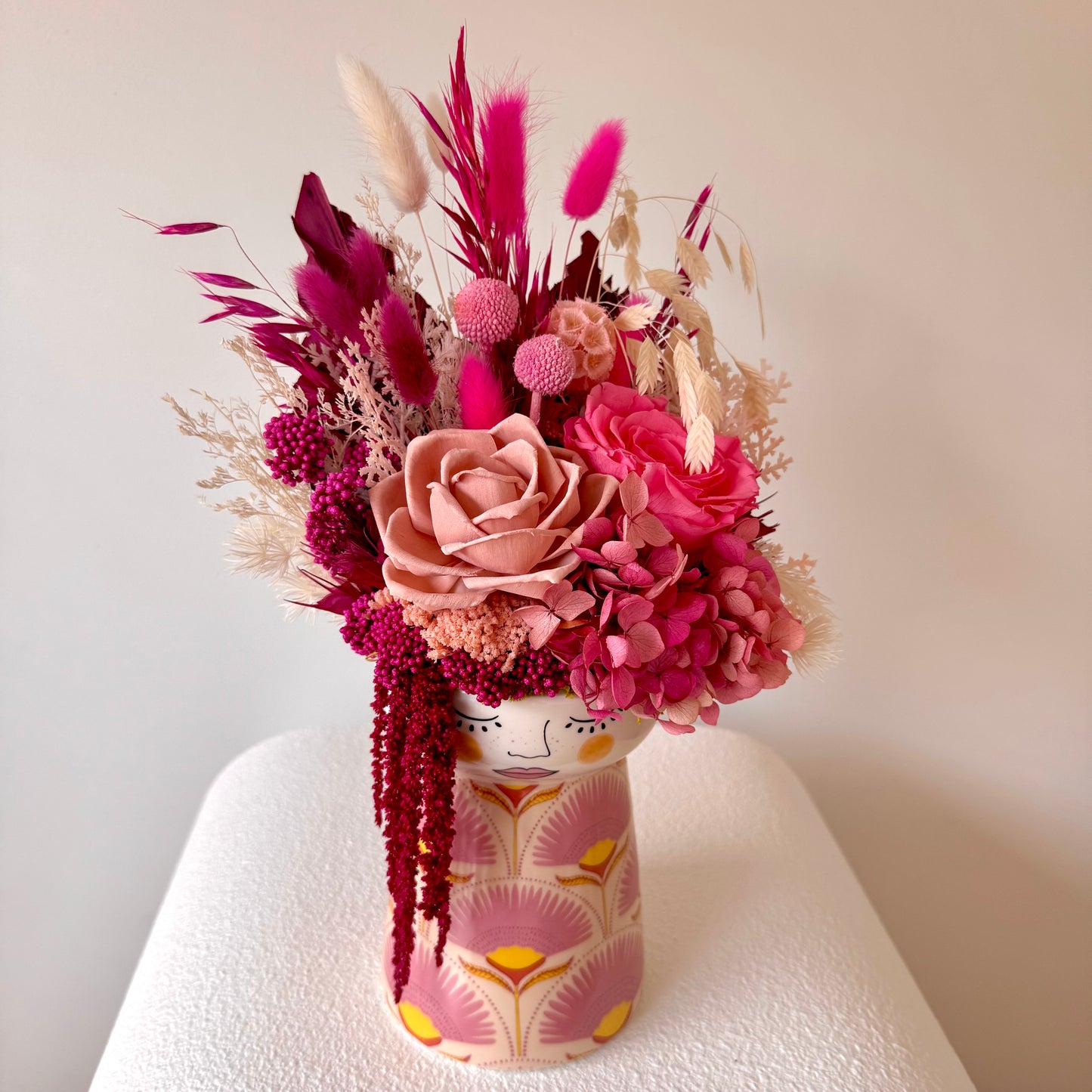 Chintz Doll - small 'Pink'
