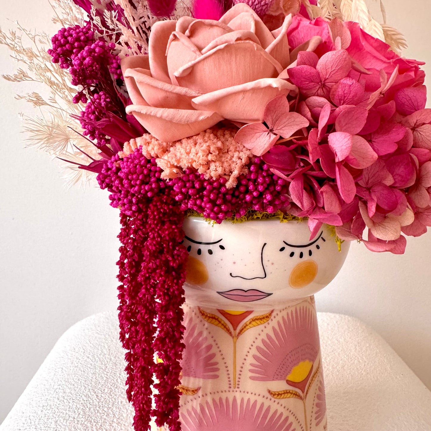 Chintz Doll - small 'Pink'