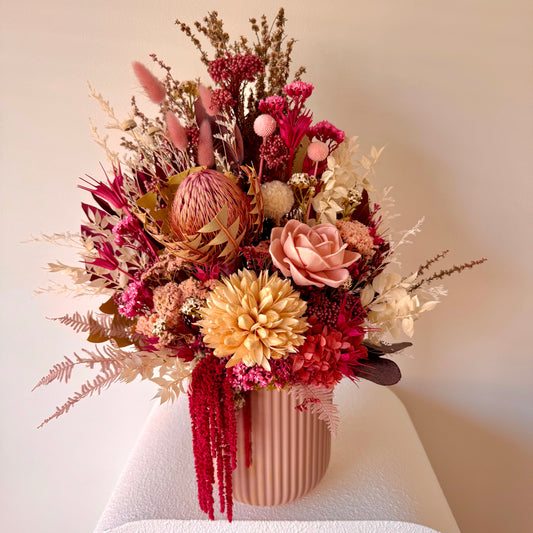 The 'Blush' flower arrangement