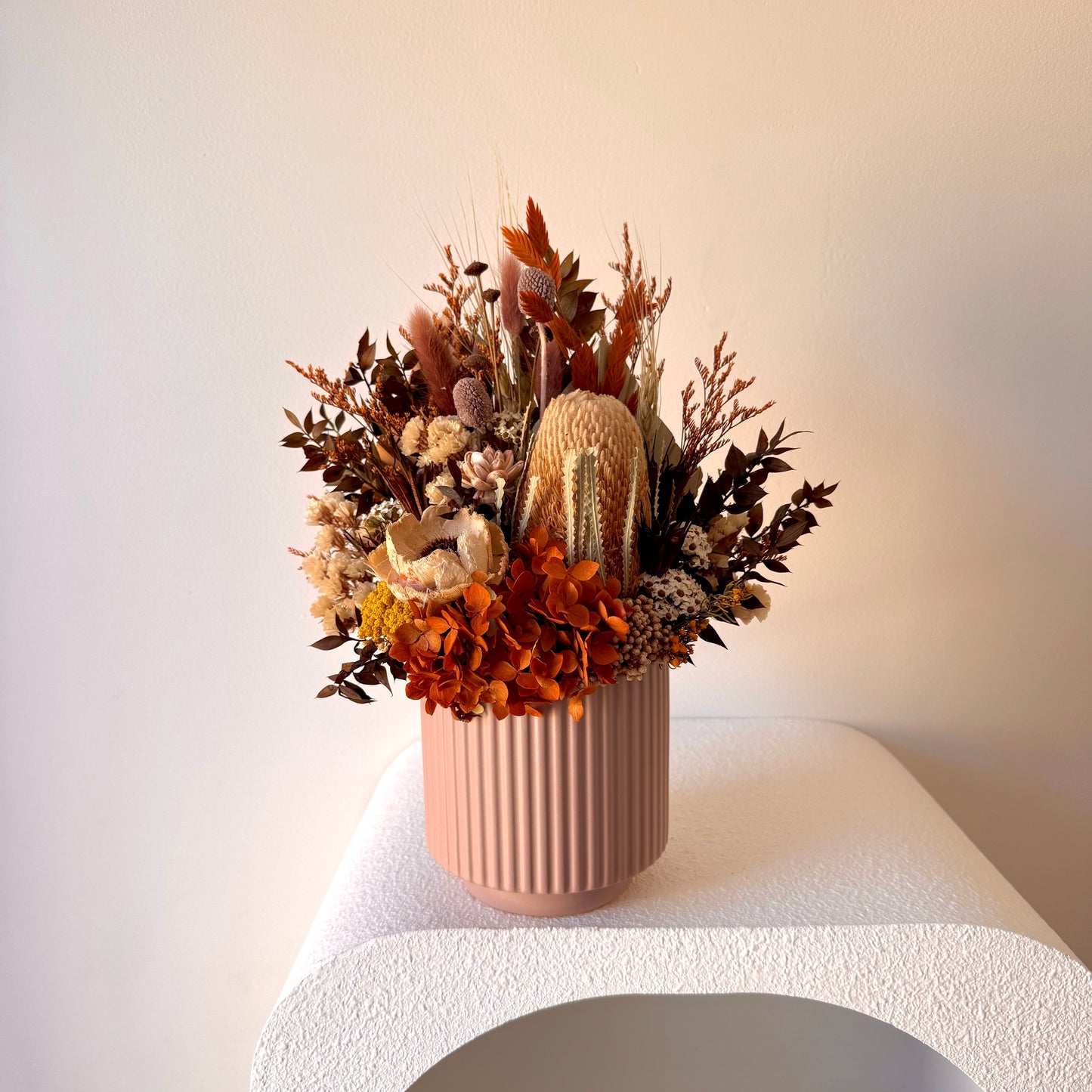 The "Rusty" flower arrangement